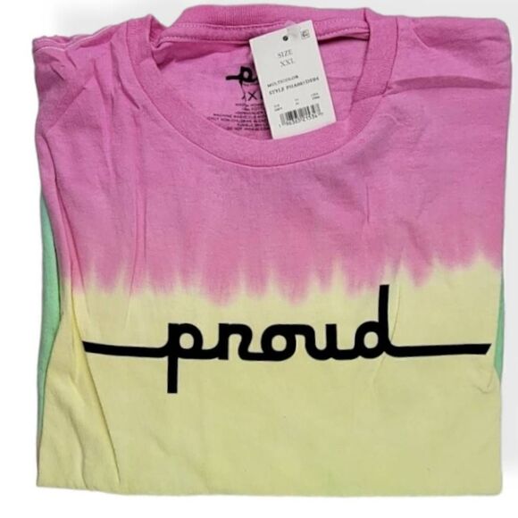 The Phluid Project Tie Dye Pride T-Shirt XXL - Picture 2 of 2